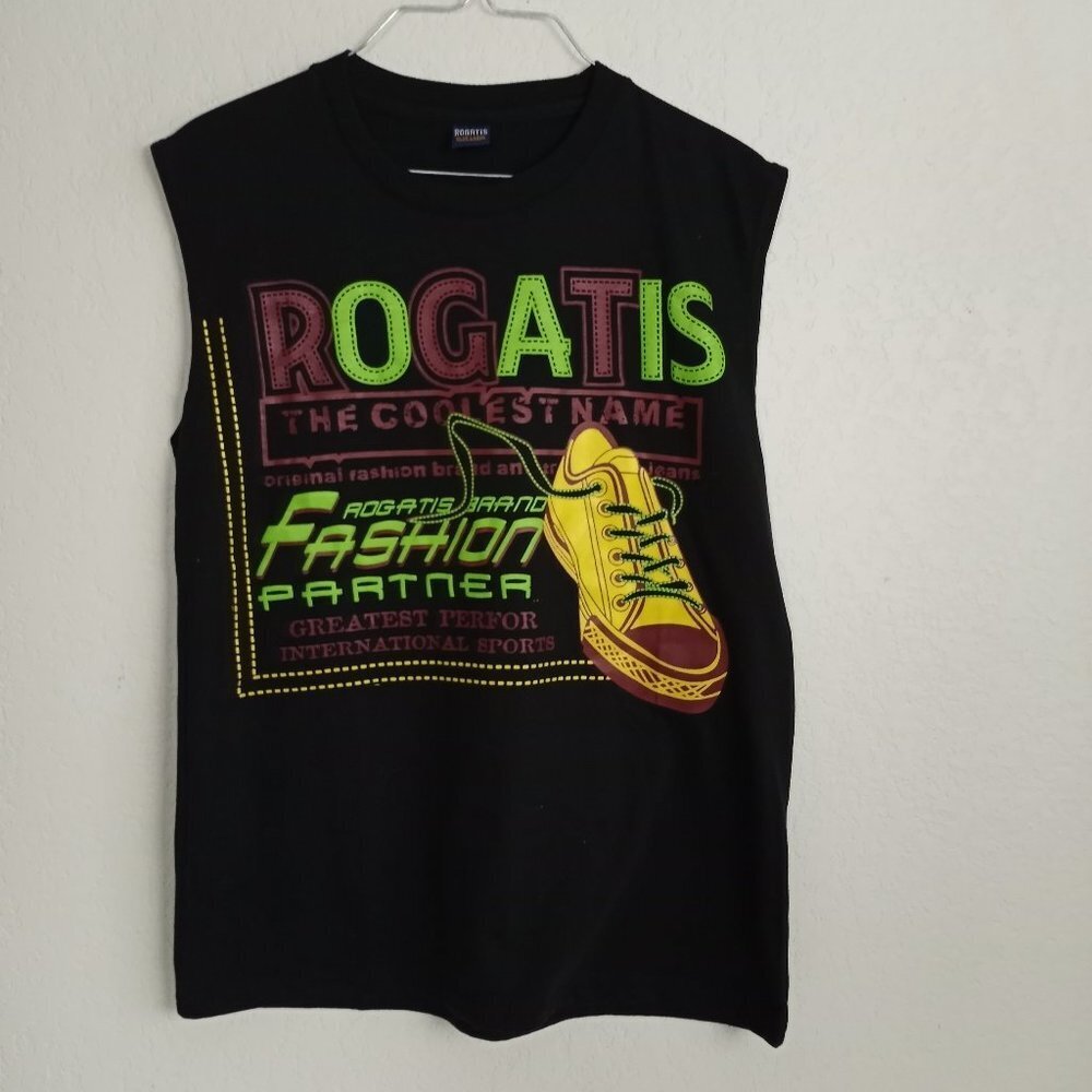 Rogatis M Sleeveless shirt Graphic Shoe Top Sreetwear